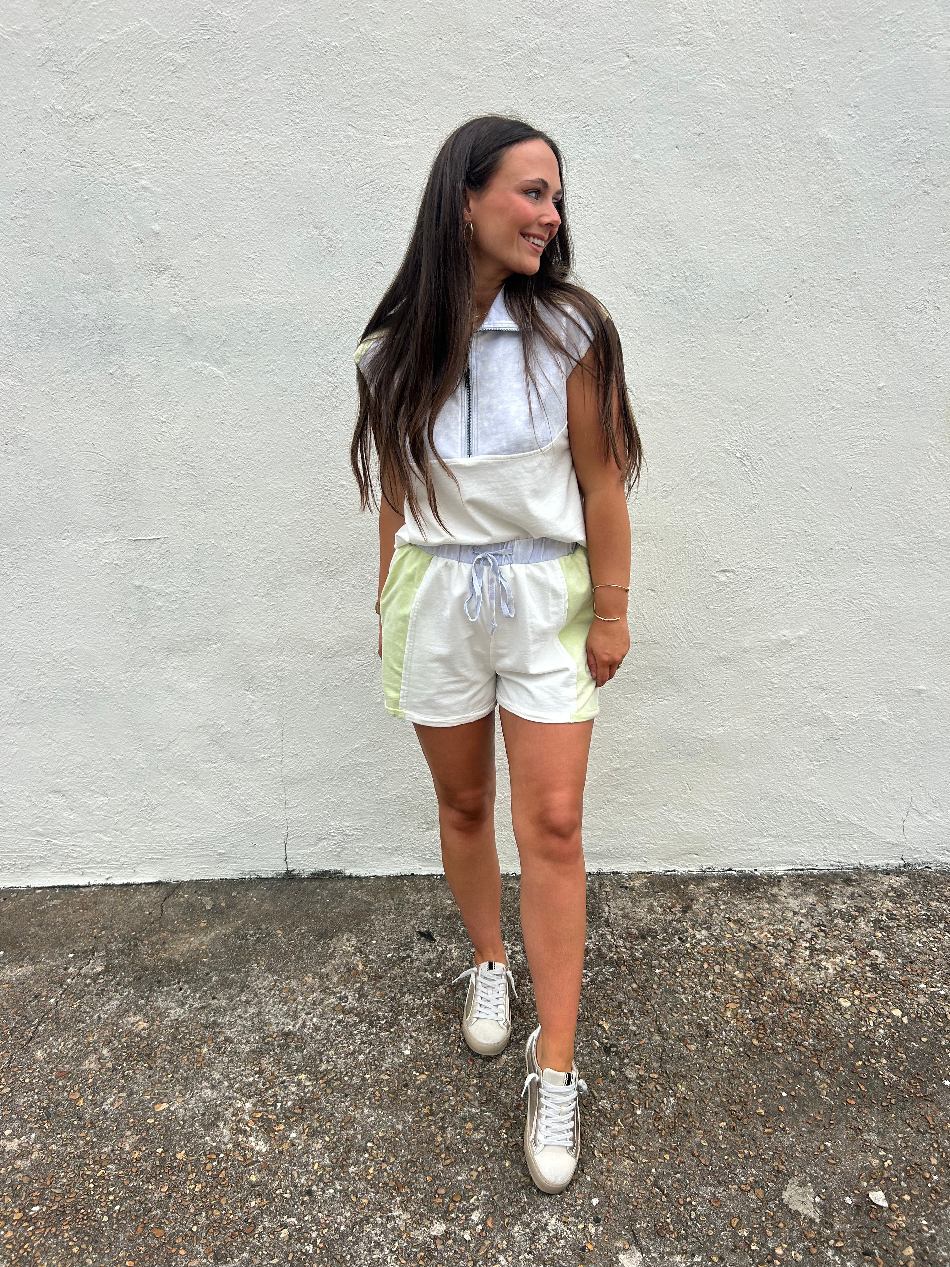 COASTAL CONTRAST TERRY SHORTS