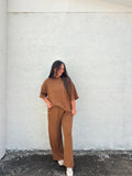 POLKA DOT DRIFT PANTS – CAMEL