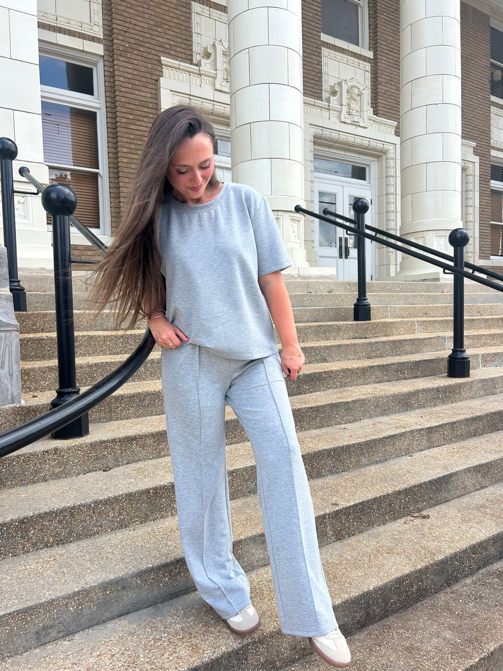 THE ESSENTIAL SOFT CREW TEE | HEATHER GREY