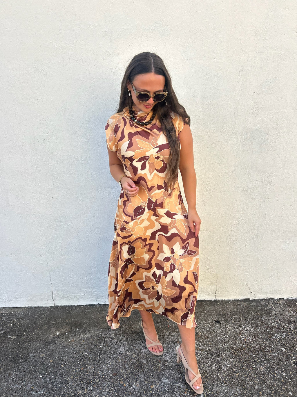 ZOE & CLAIRE | AUTUMN BLOOM MAXI DRESS