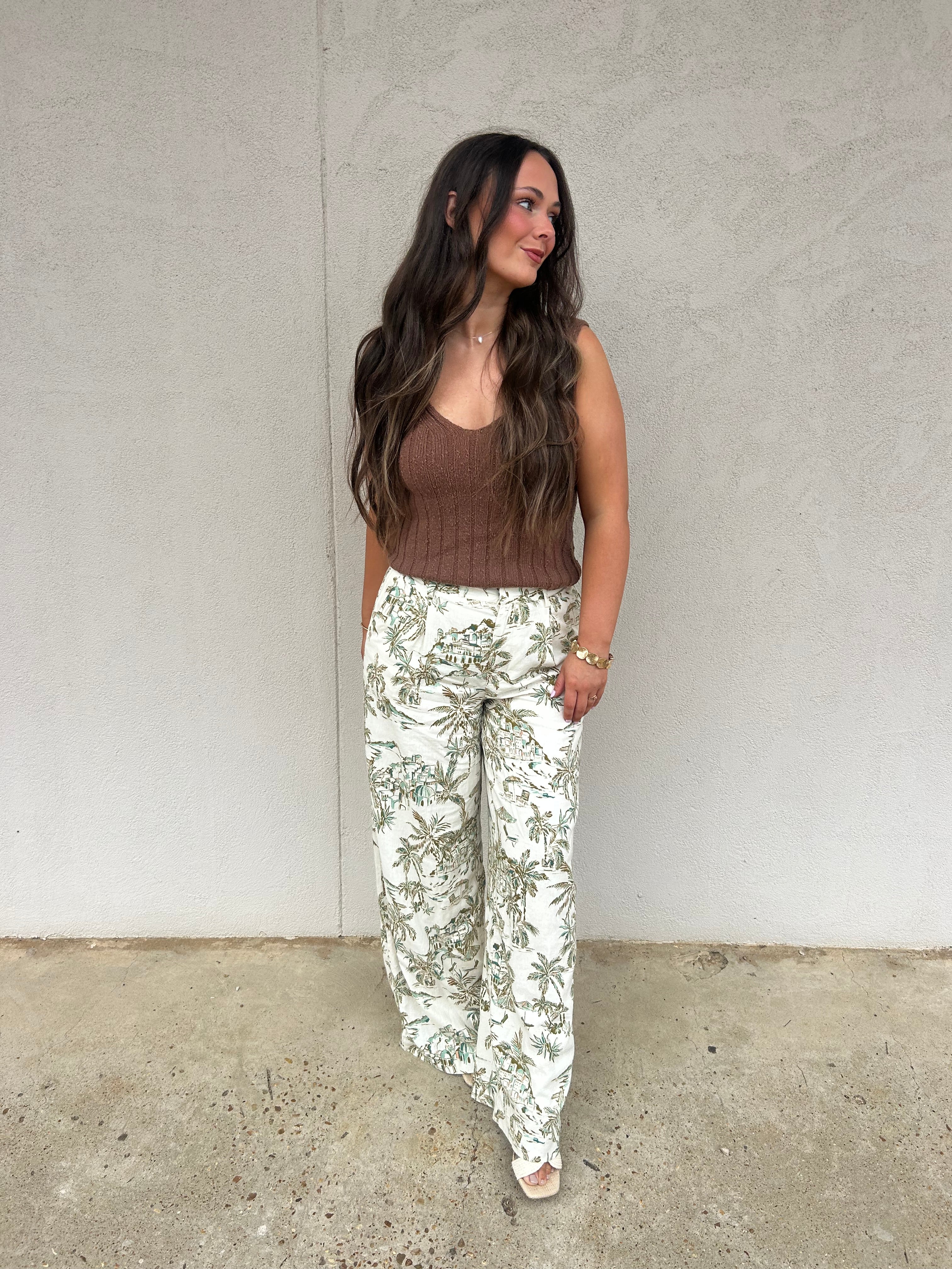 Z SUPPLY | OVERLOOK TIKI TIDE LINEN PANT