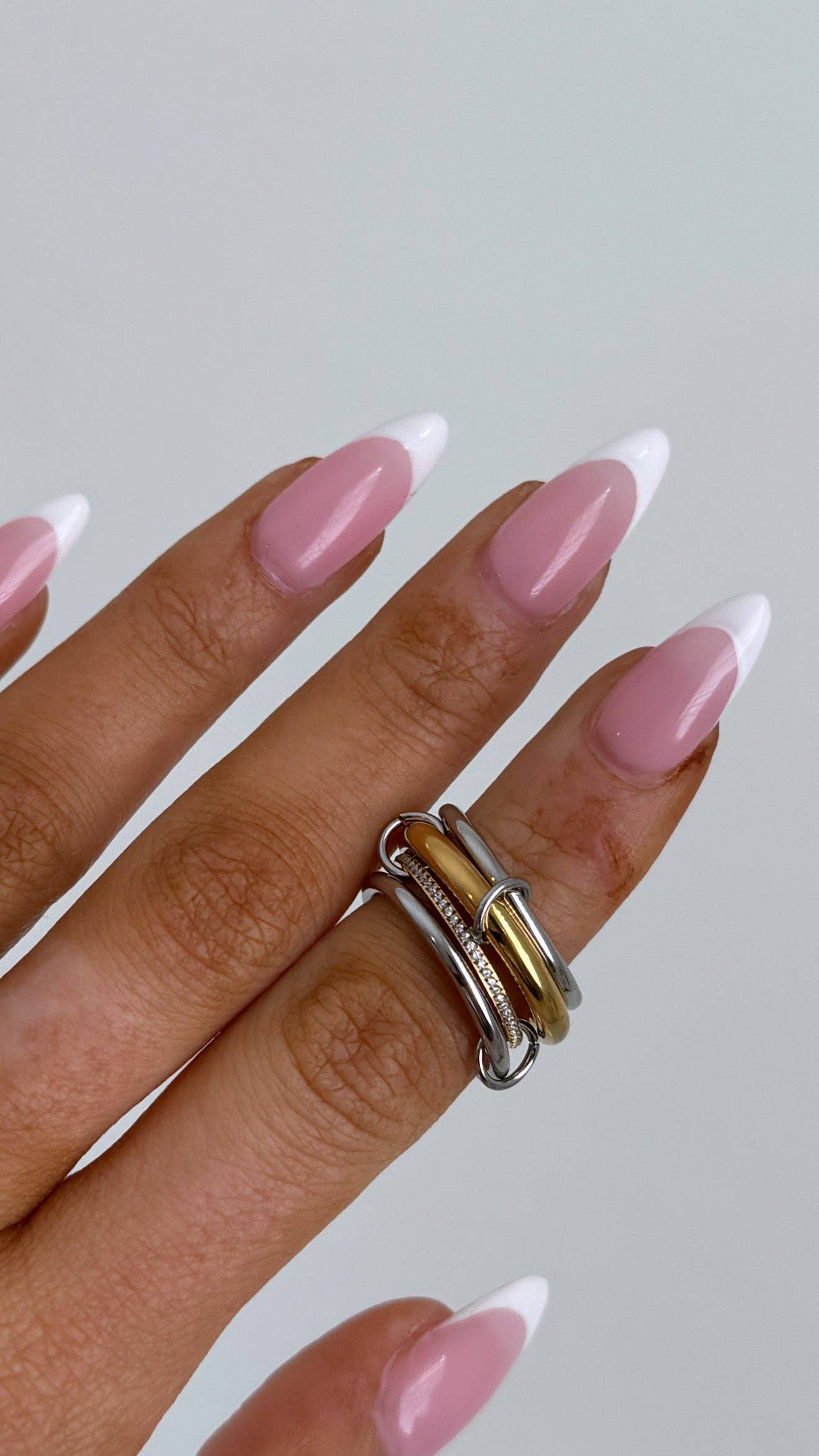 CHANSUTT PEARLS | GIA RING TWO TONED