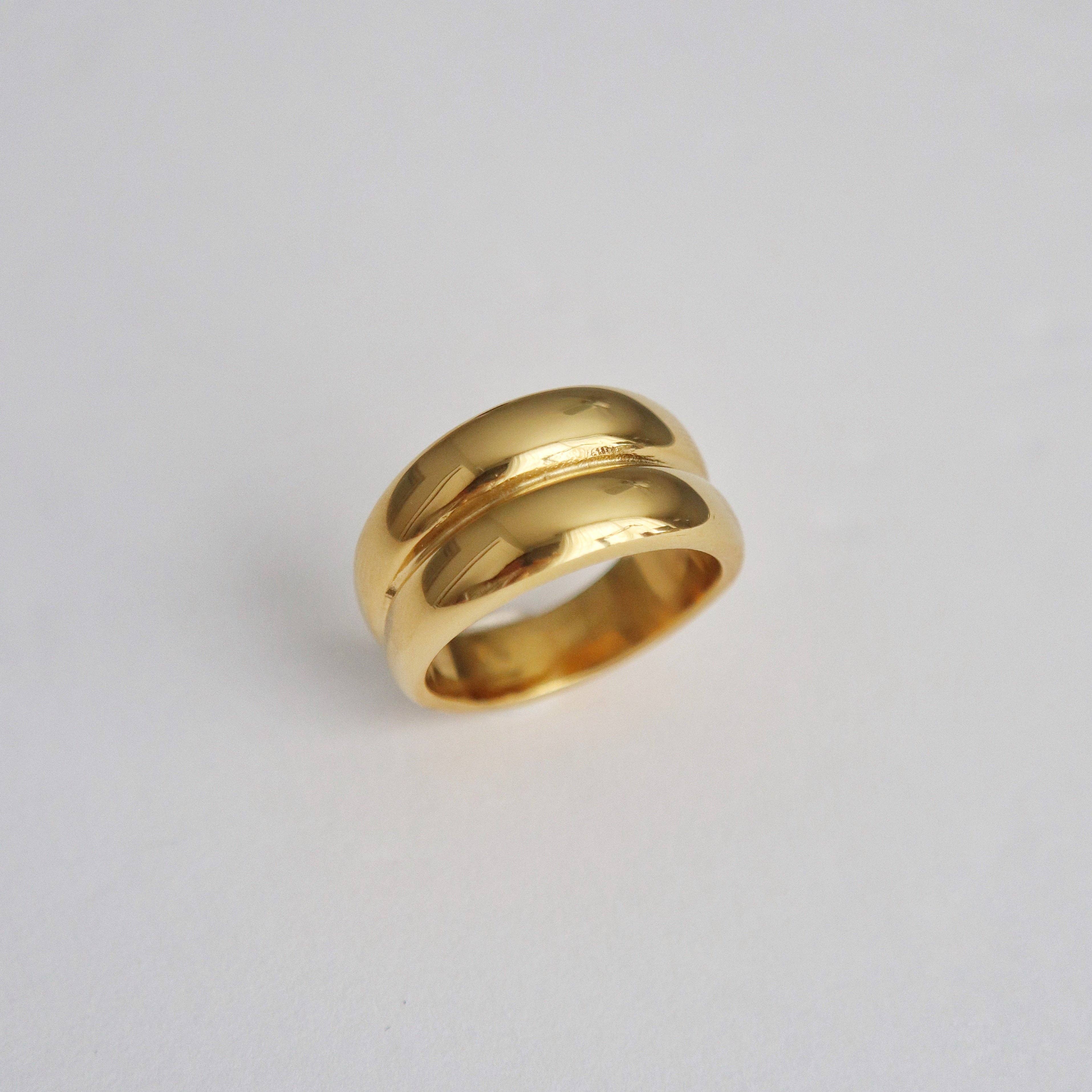 JESSA JEWELRY | DOUBLE BAND CHUNKY RING SIZE 6