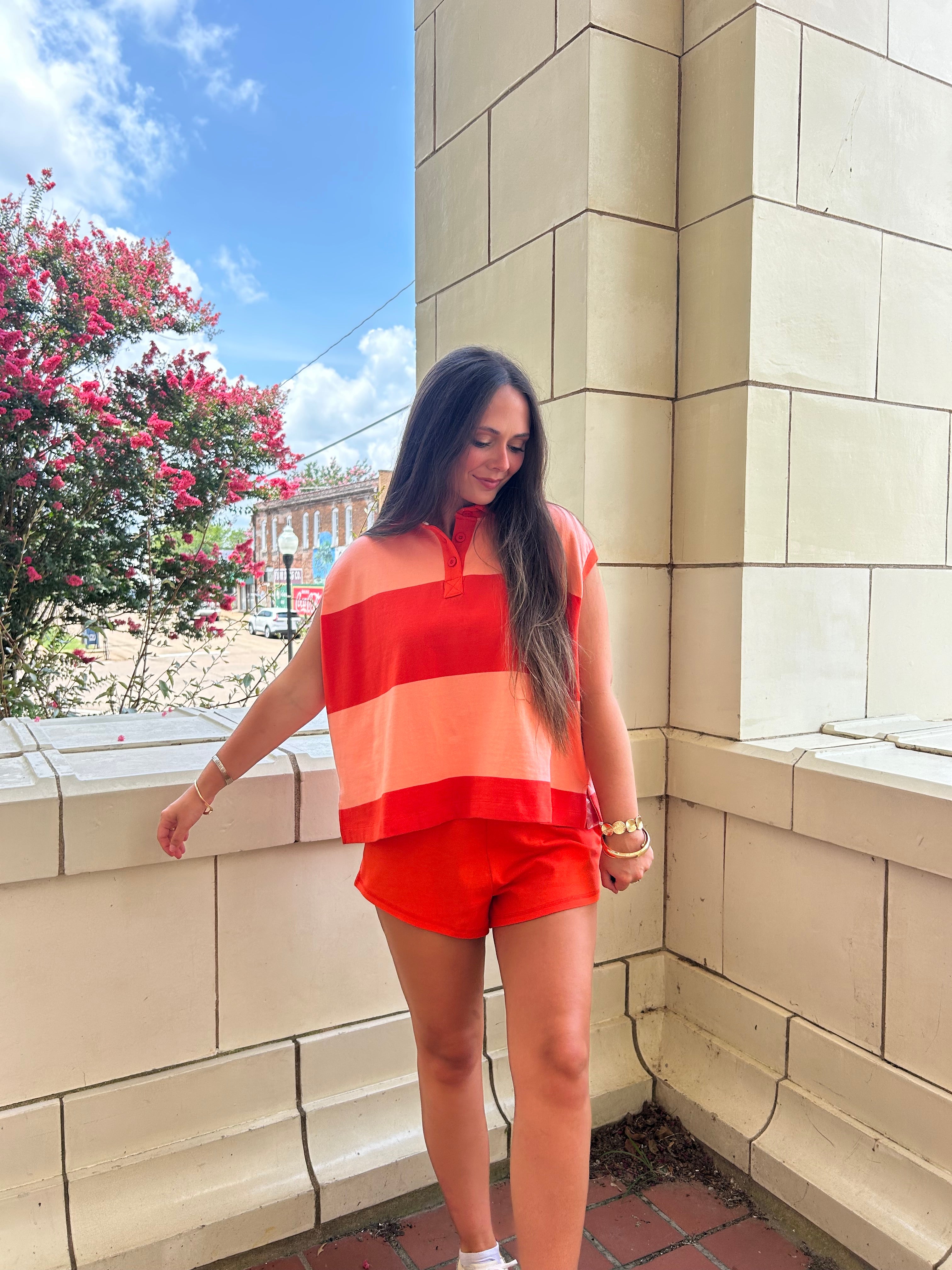 SUNSET SAILOR SHORT SET