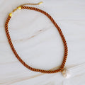 ELLA IVY | SATIN ROPE BAROQUE PEARL NECKLACE