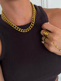 CHANSUTT PEARLS | CHUNKY GOLD NECKLACE