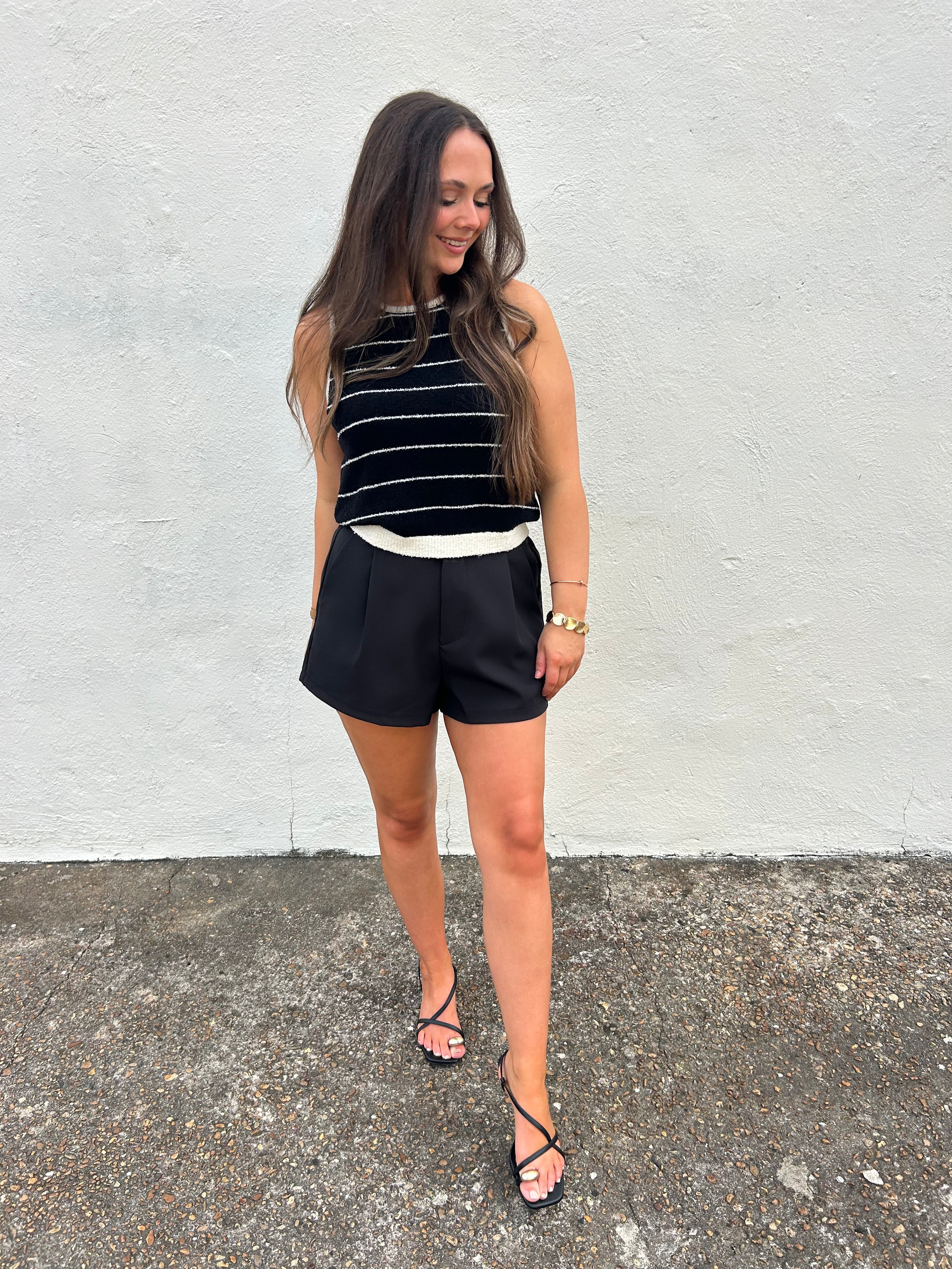 CLASSIC STRIPED KNIT TOP