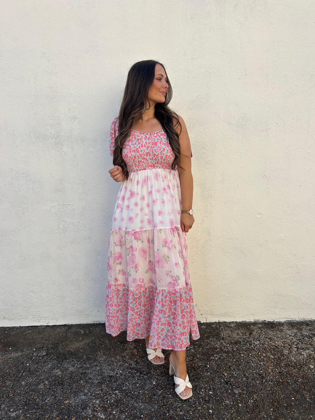 BLUSH BLOOM MAXI DRESS