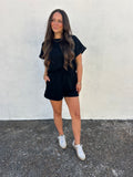 GLAM | EVERYDAY ESSENTIAL BLACK SHORT