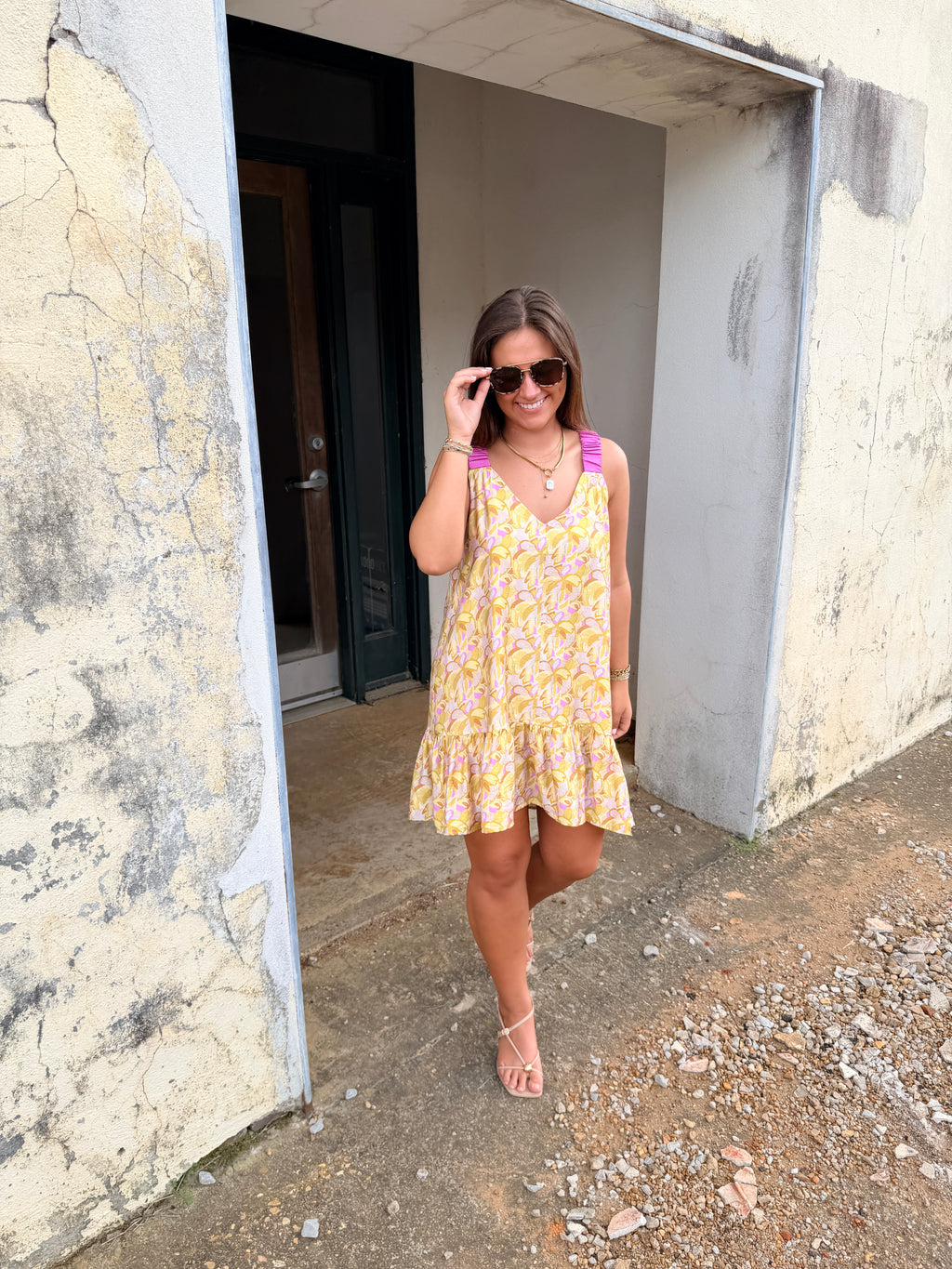 YELLOW LOVEBIRDS THE LABEL | THE ELVIRA DRESS