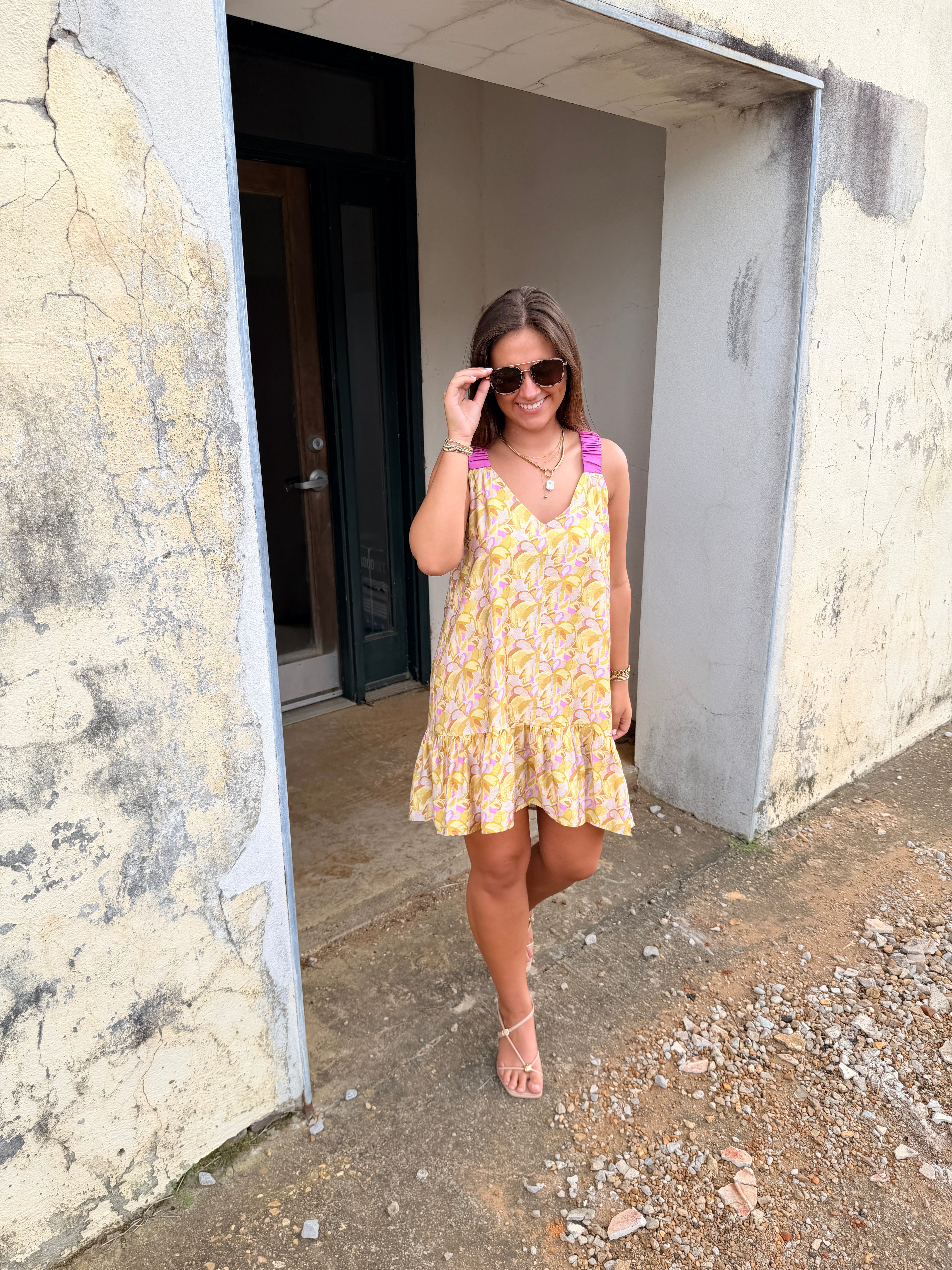 YELLOW LOVEBIRDS THE LABEL | THE ELVIRA DRESS