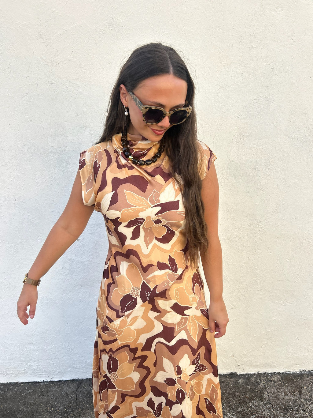 ZOE & CLAIRE | AUTUMN BLOOM MAXI DRESS