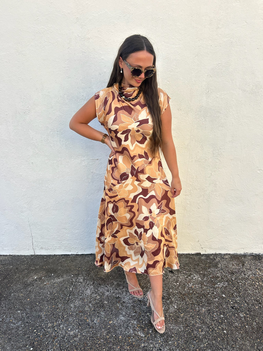 ZOE & CLAIRE | AUTUMN BLOOM MAXI DRESS