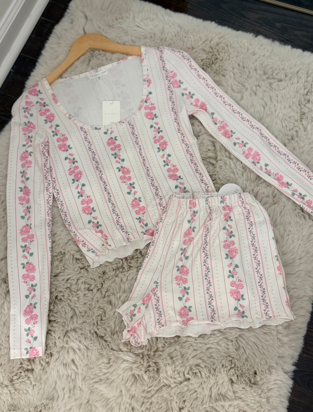 Z SUPPLY | MARSEILLE BOUDOIR TOP IN PINK FLORAL