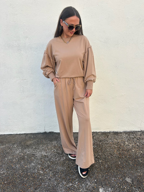 ANOTHER LOVE | ZAHARA PANT IN DOUBLE LATTE