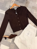 CHOCOLATE CHARM SCALLOP TOP