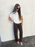 ELLE GREY | GATHERED NECK BUBBLE BLOUSE