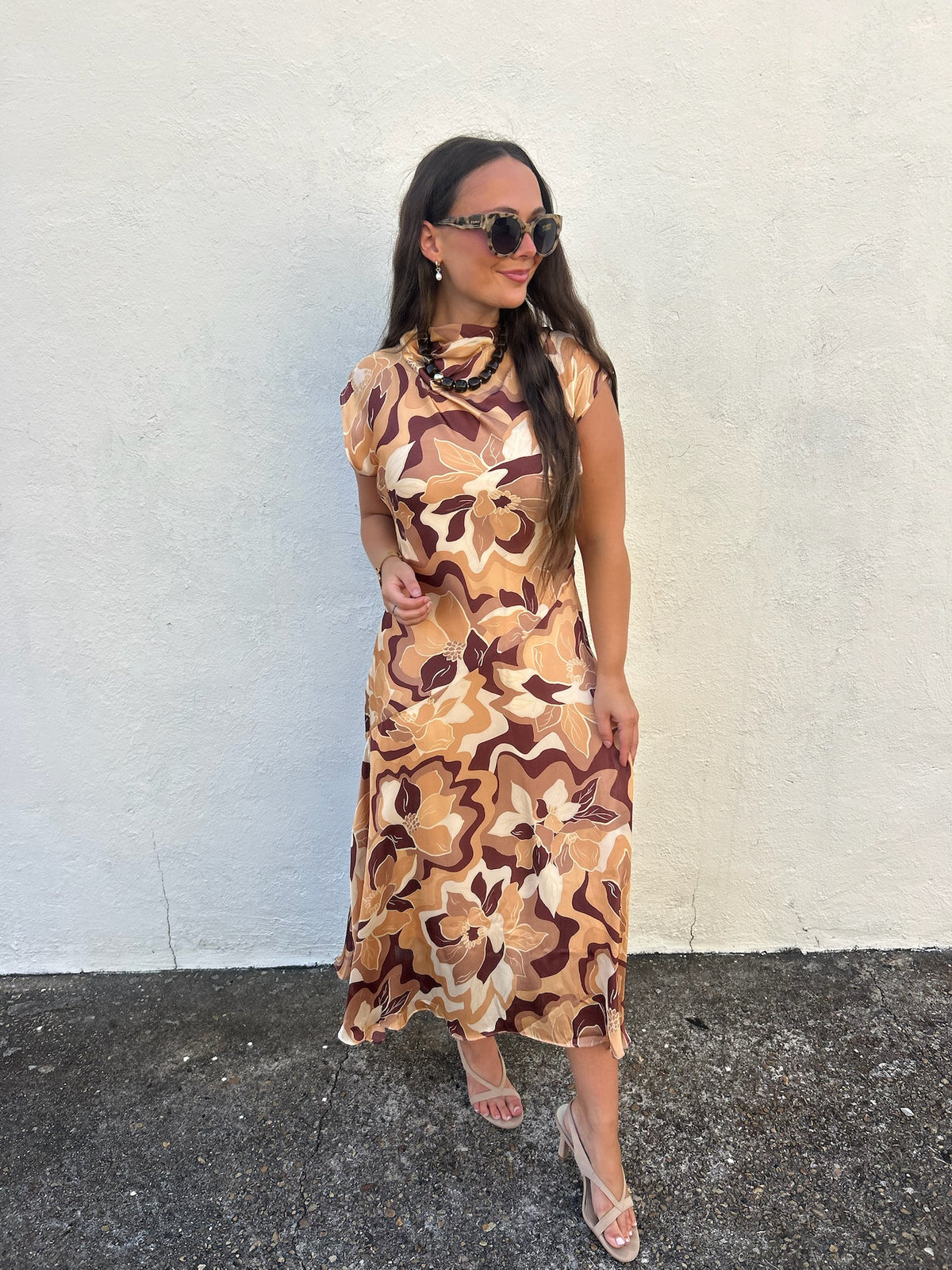 ZOE & CLAIRE | AUTUMN BLOOM MAXI DRESS