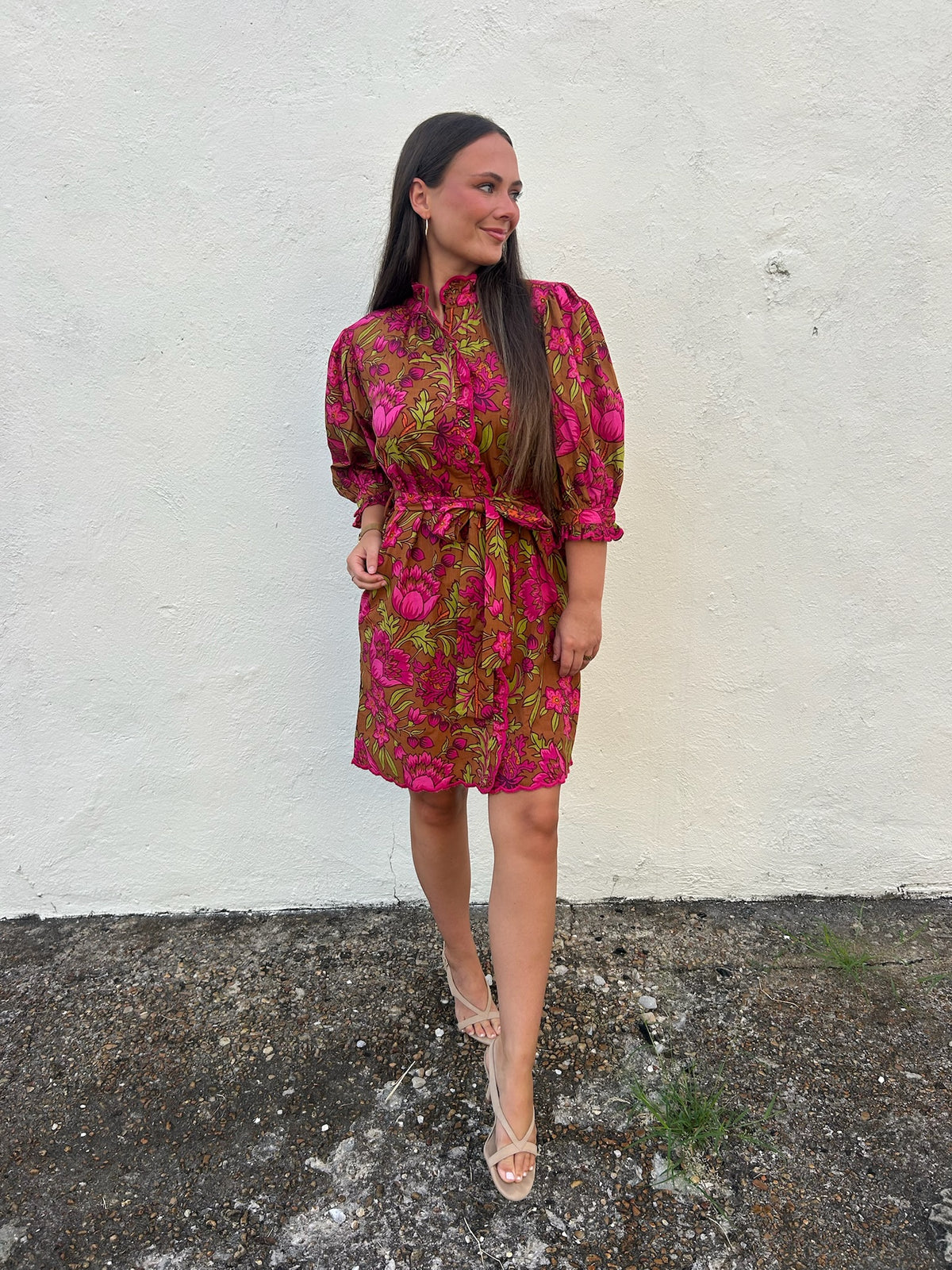 UNCLE FRANK | AUTUMN BLOOM FLORAL DRESS
