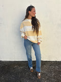 FREE PEOPLE | CLASSIC STRIPE CREWNECK PULLOVER