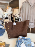 SHU SHOP | STARK HANDBAG IN BROWN SUEDE