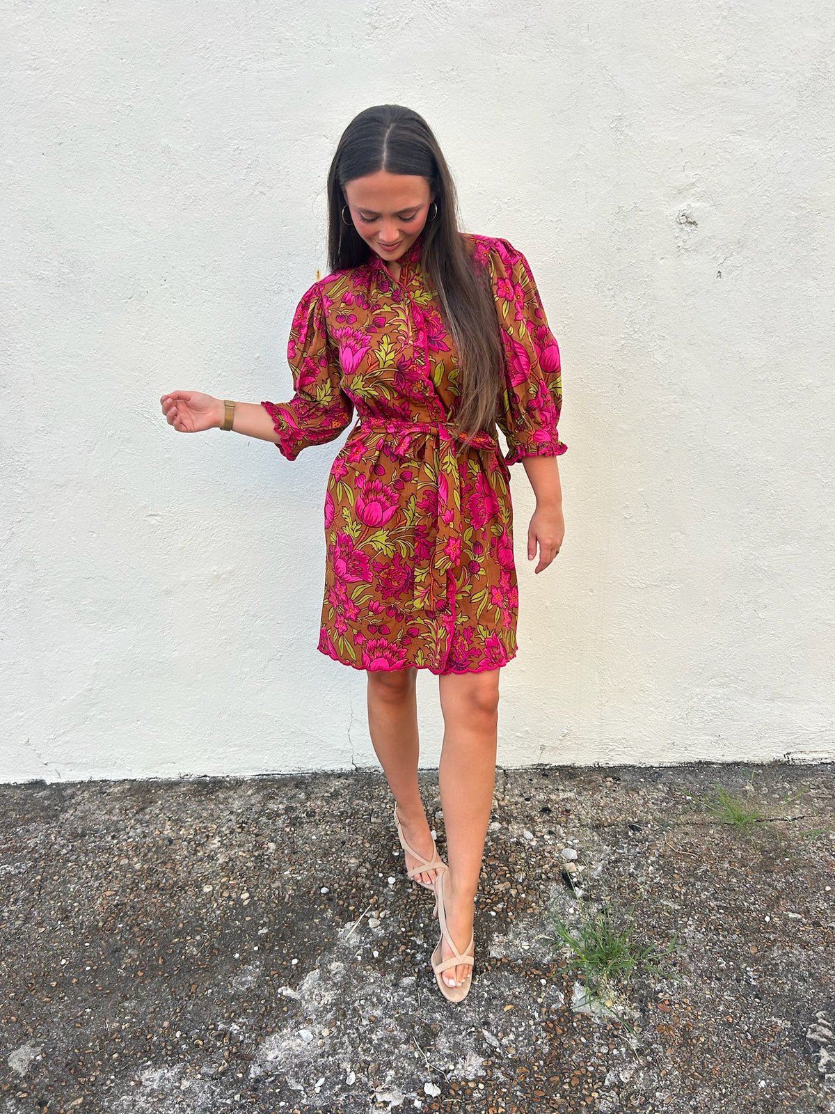 UNCLE FRANK | AUTUMN BLOOM FLORAL DRESS