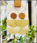 GENTRY BY JENNA | WOOD + BRASS EARRING