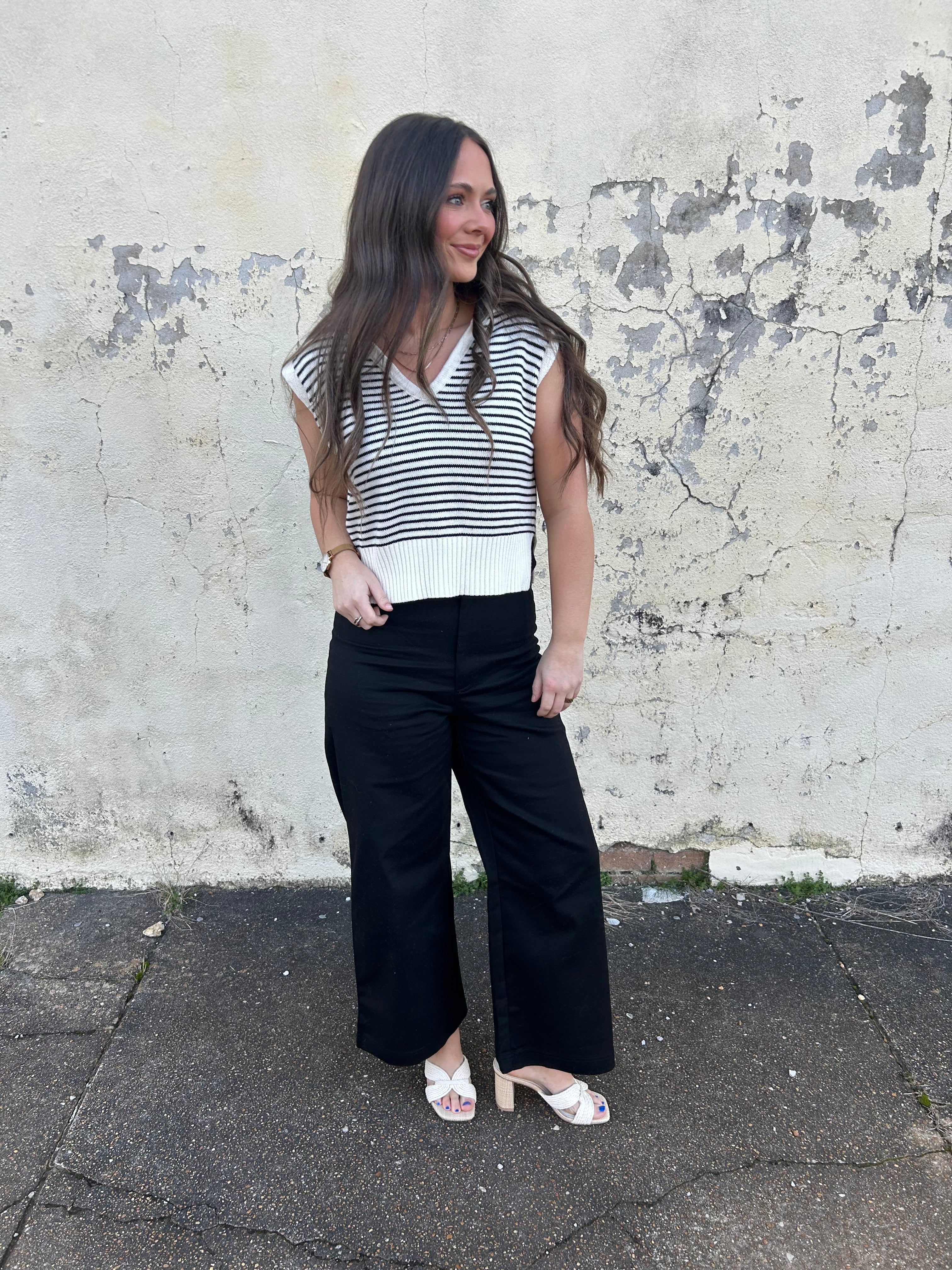 KLD SIGNATURE | THE CLASSIC COLLAR STRIPED TOP