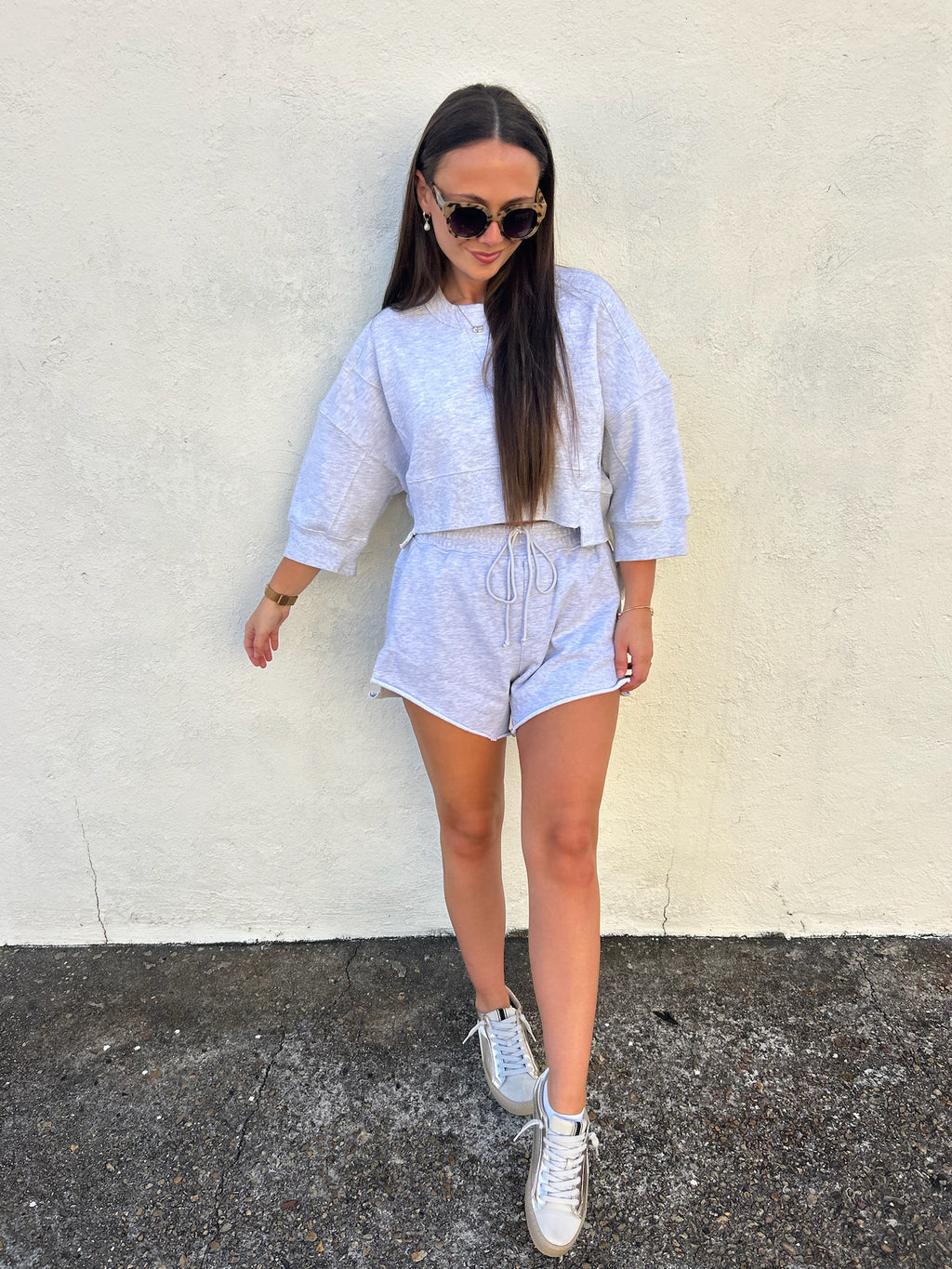 FREE PEOPLE | KNOCKOUT SHORT IN HEATHER GREY