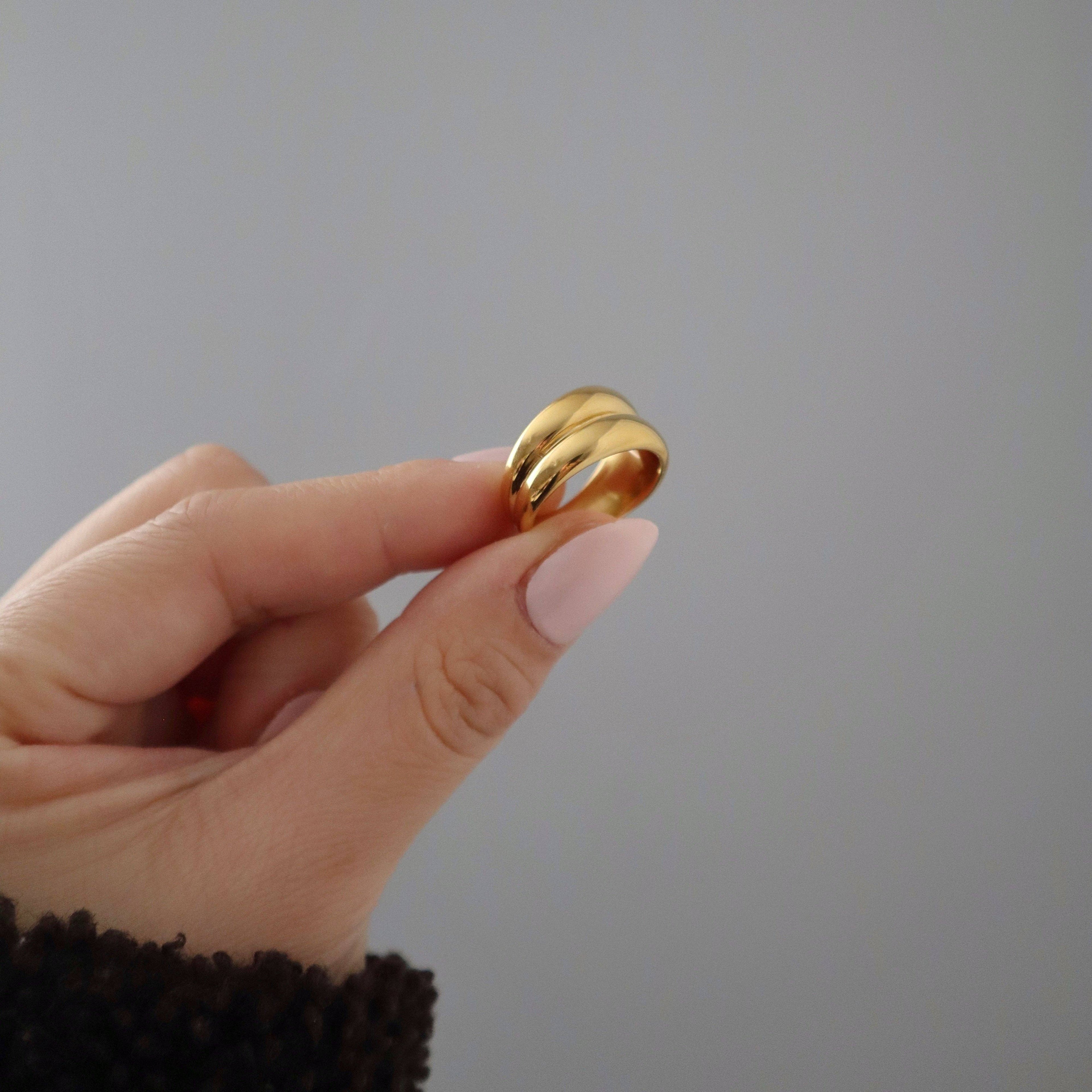JESSA JEWELRY | DOUBLE BAND CHUNKY RING SIZE 6