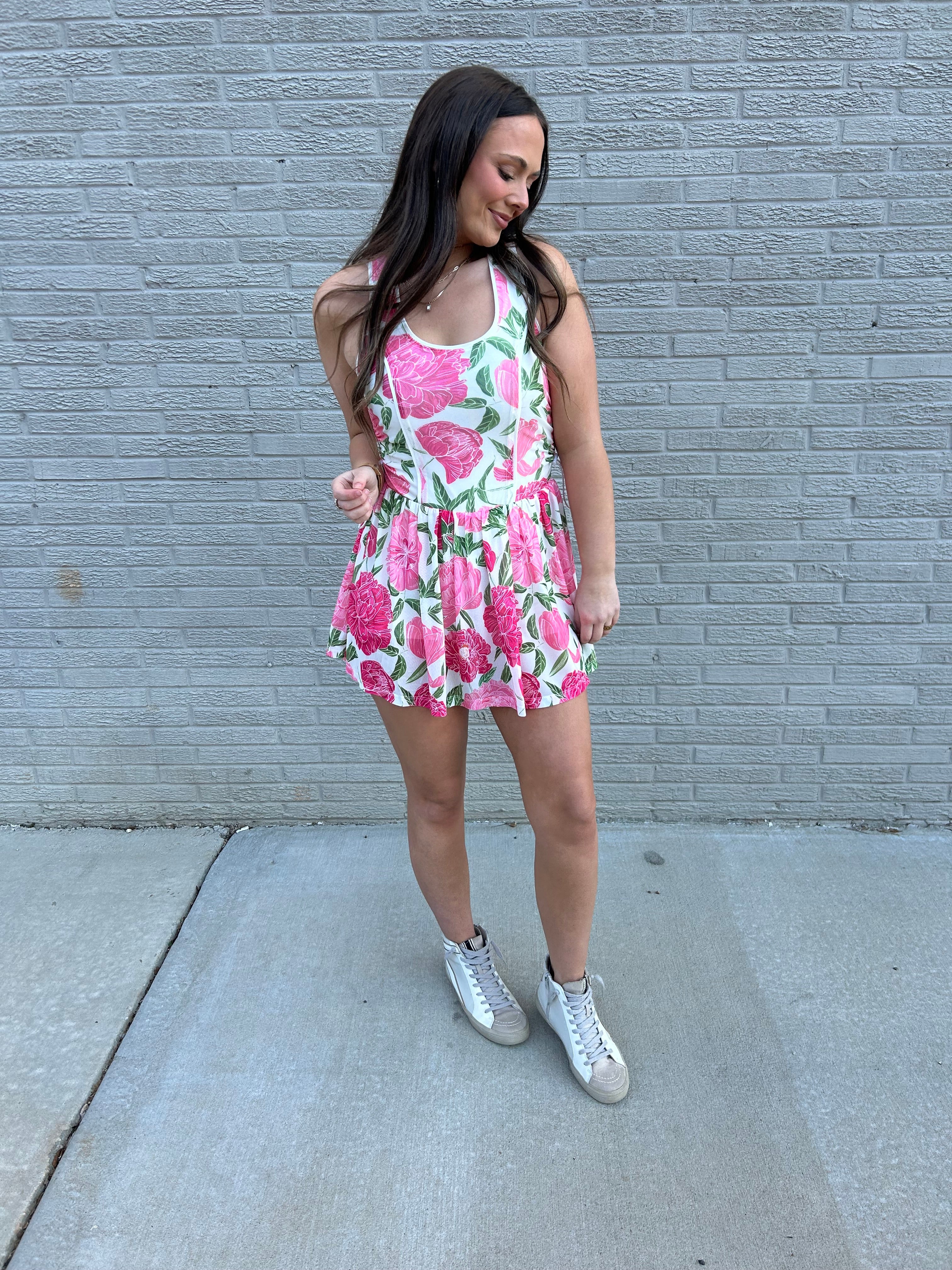 TCEC | FLORAL PRINT ATHLETIC DRESS