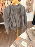ELLE GREY | THE BLOUSON JACKET IN SUEDE