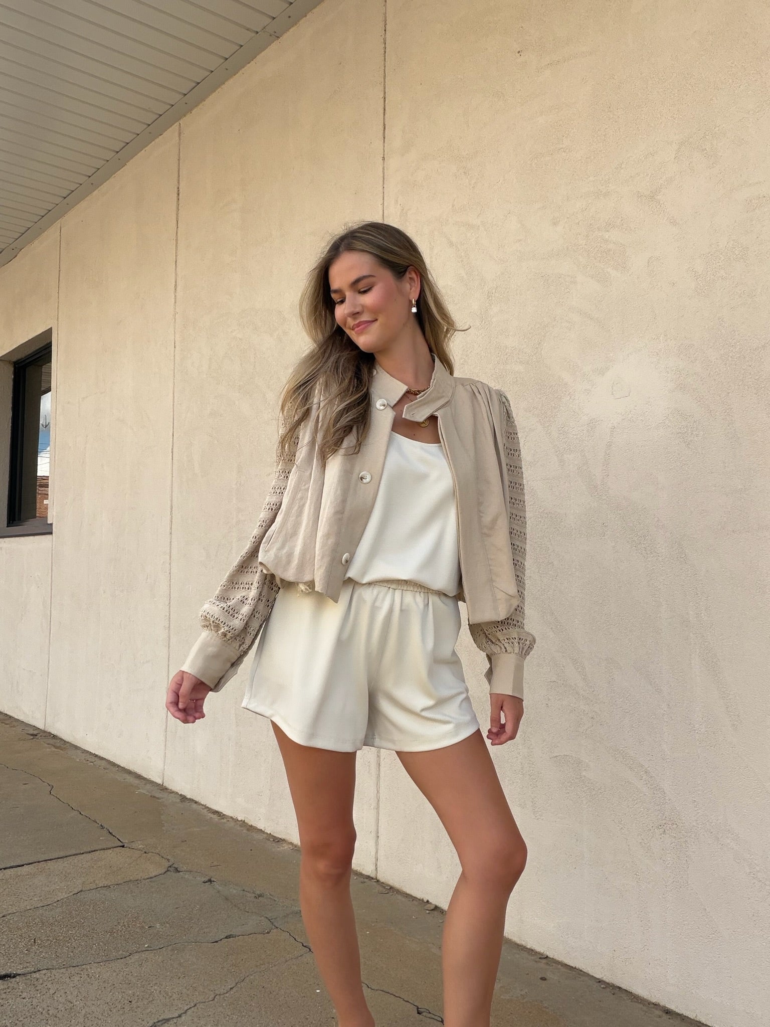 THE WEEKEND EASE SHORT | IVORY