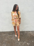 SANDCASTLE PRINT RELAXED SHORT