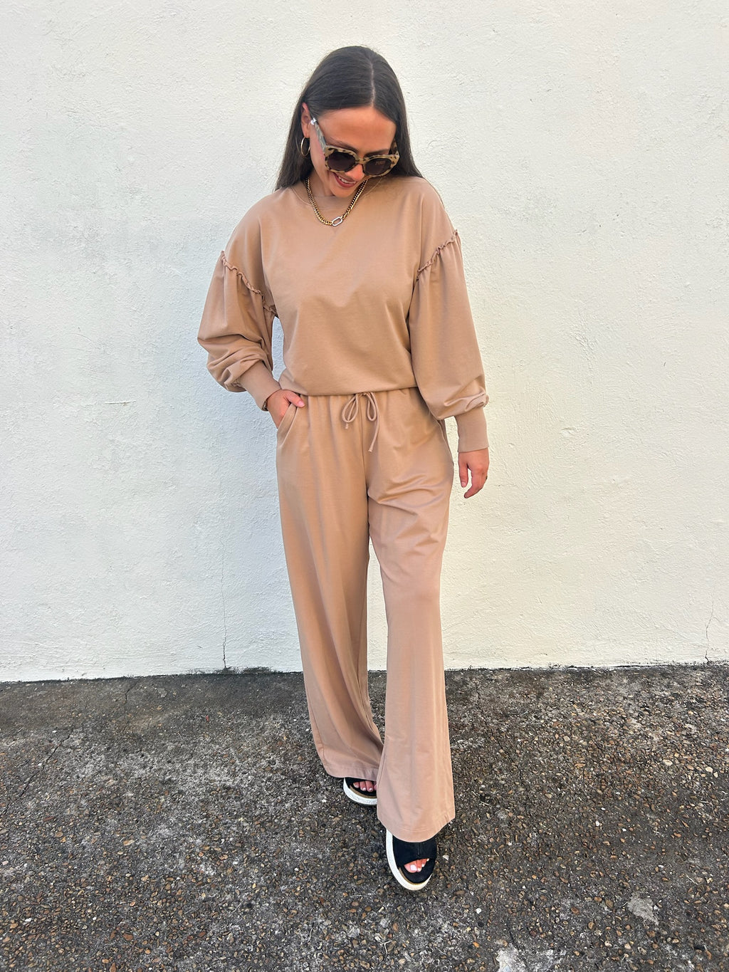 ANOTHER LOVE | JASMIRA TOP IN DOUBLE LATTE