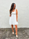 THE ELOISE EYELET MINI DRESS