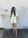 LEMONILLA WASHED COTTON SHORT SET