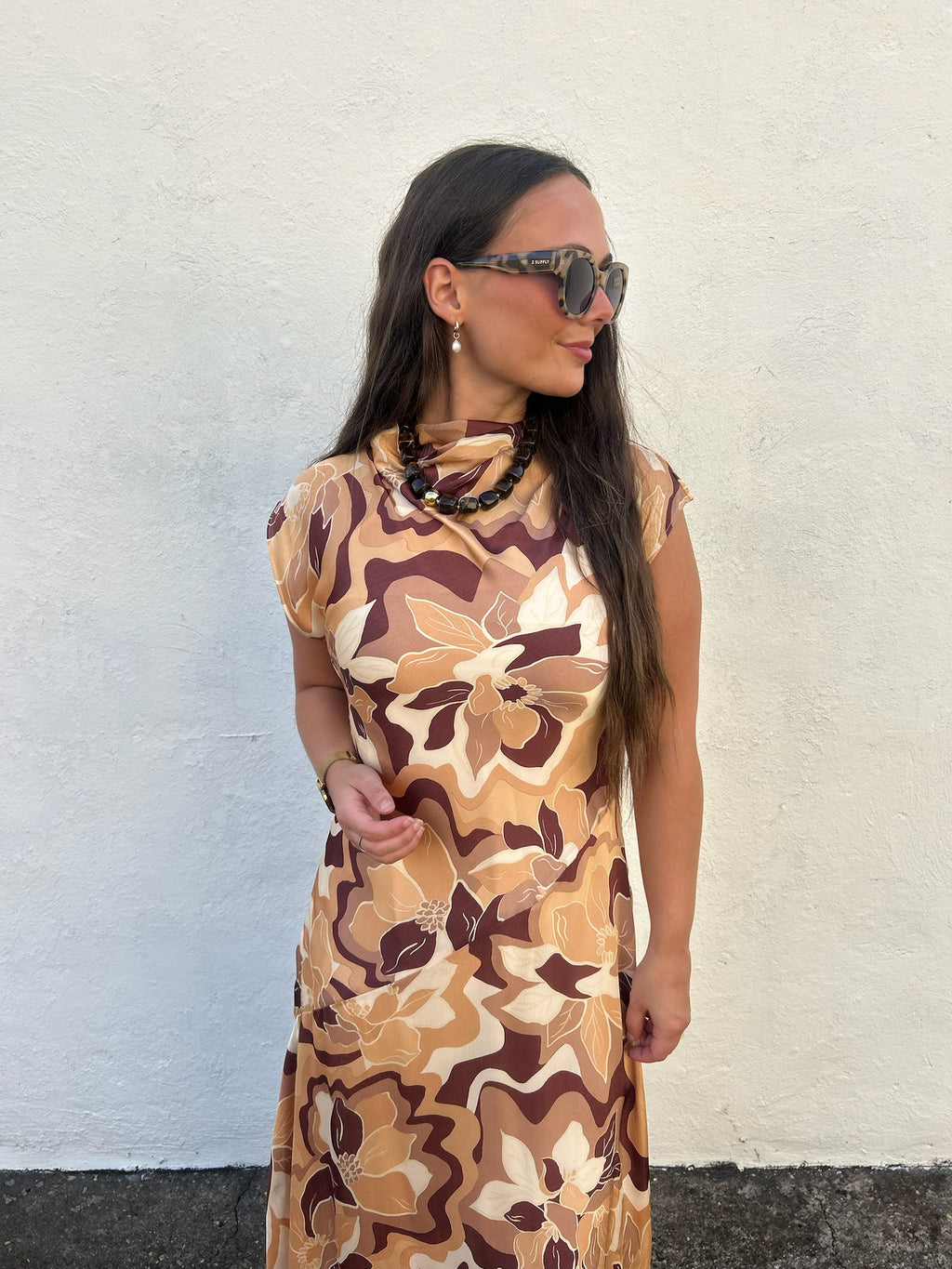 ZOE & CLAIRE | AUTUMN BLOOM MAXI DRESS
