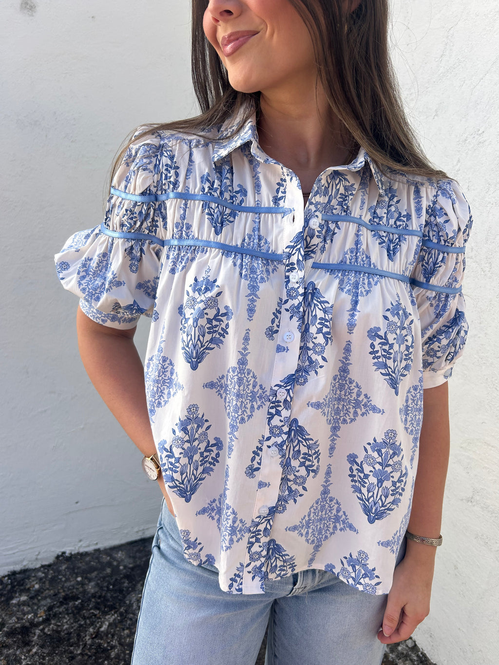 KARLIE | FRENCH VINTAGE TOP