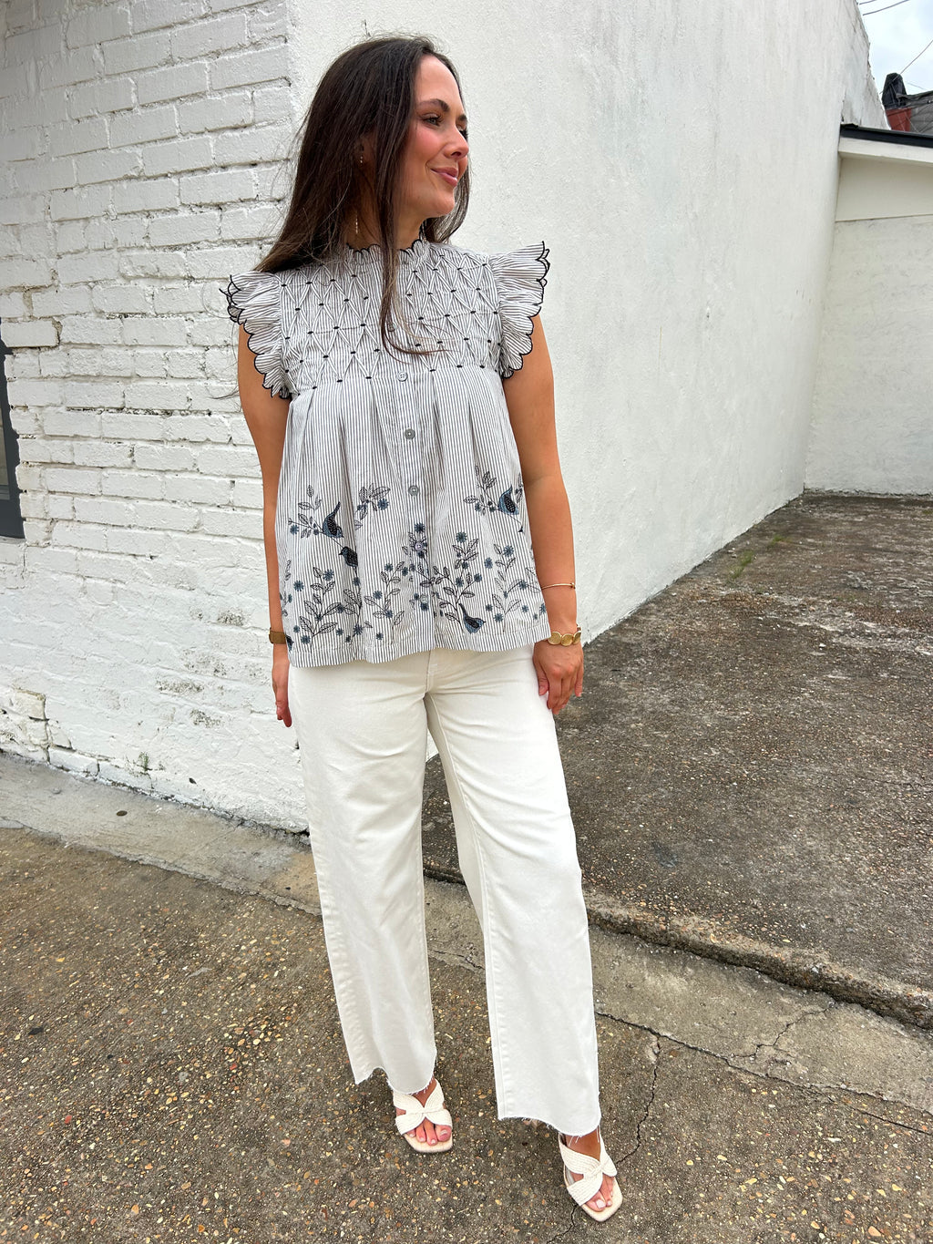 IVY JANE | BIRD BORDER TOP