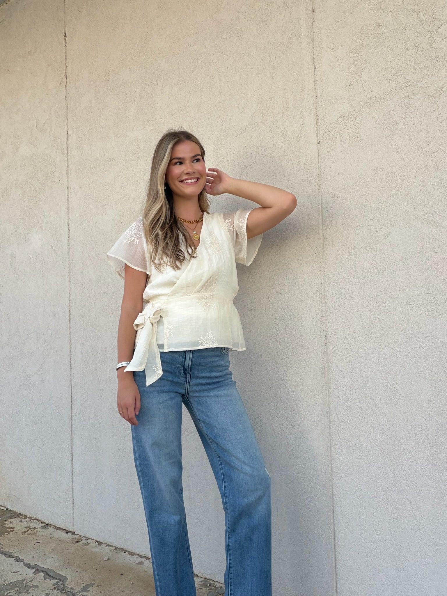 LIVERPOOL | DATE NIGHT WRAP TOP