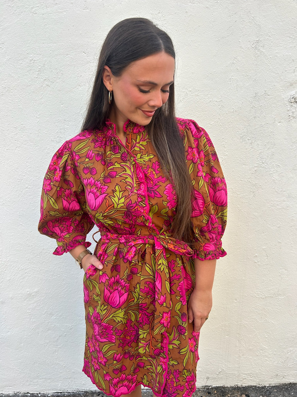 UNCLE FRANK | AUTUMN BLOOM FLORAL DRESS