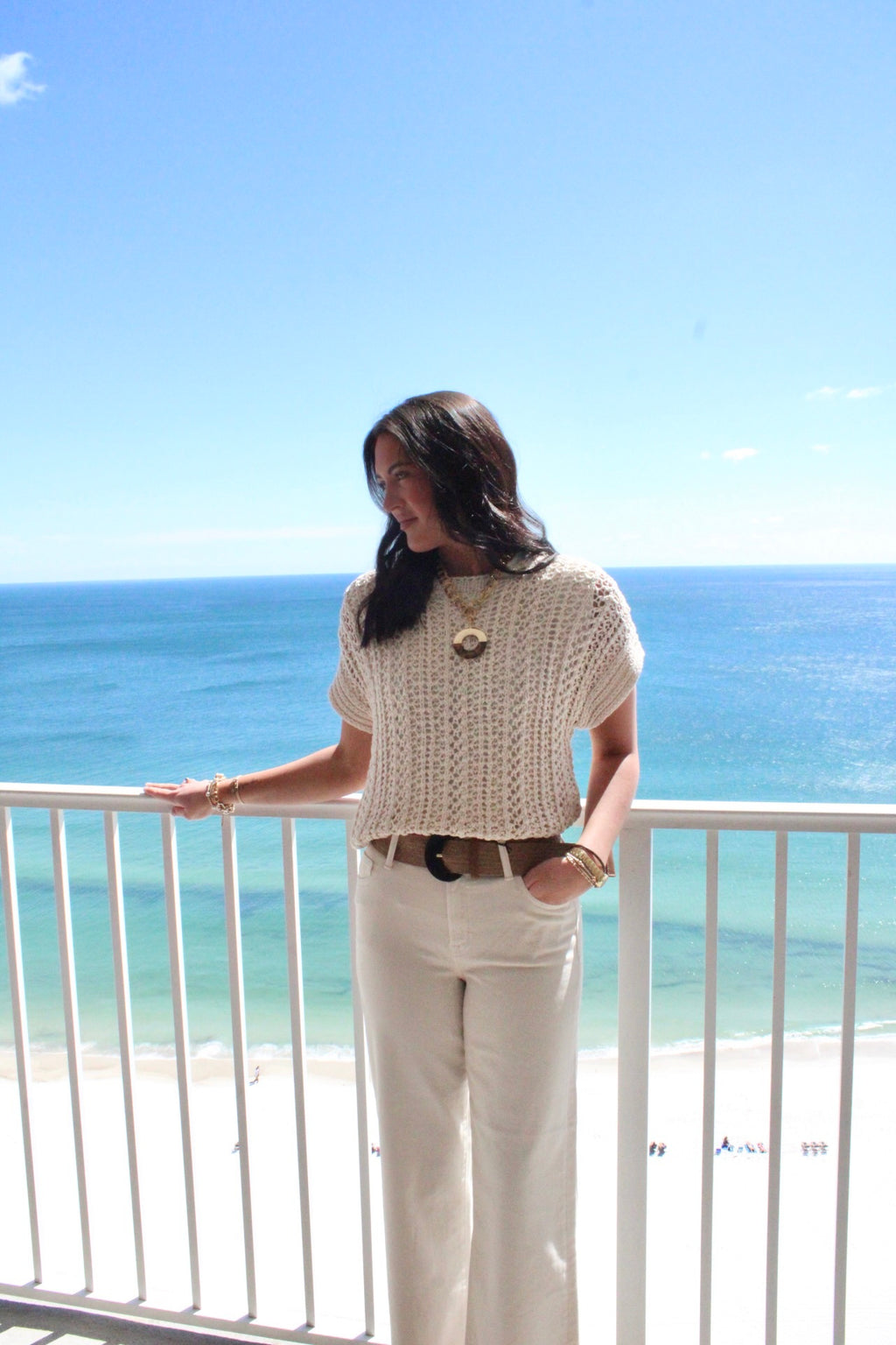ANOTHER LOVE | TASHA TOP IN VINTAGE CREAM