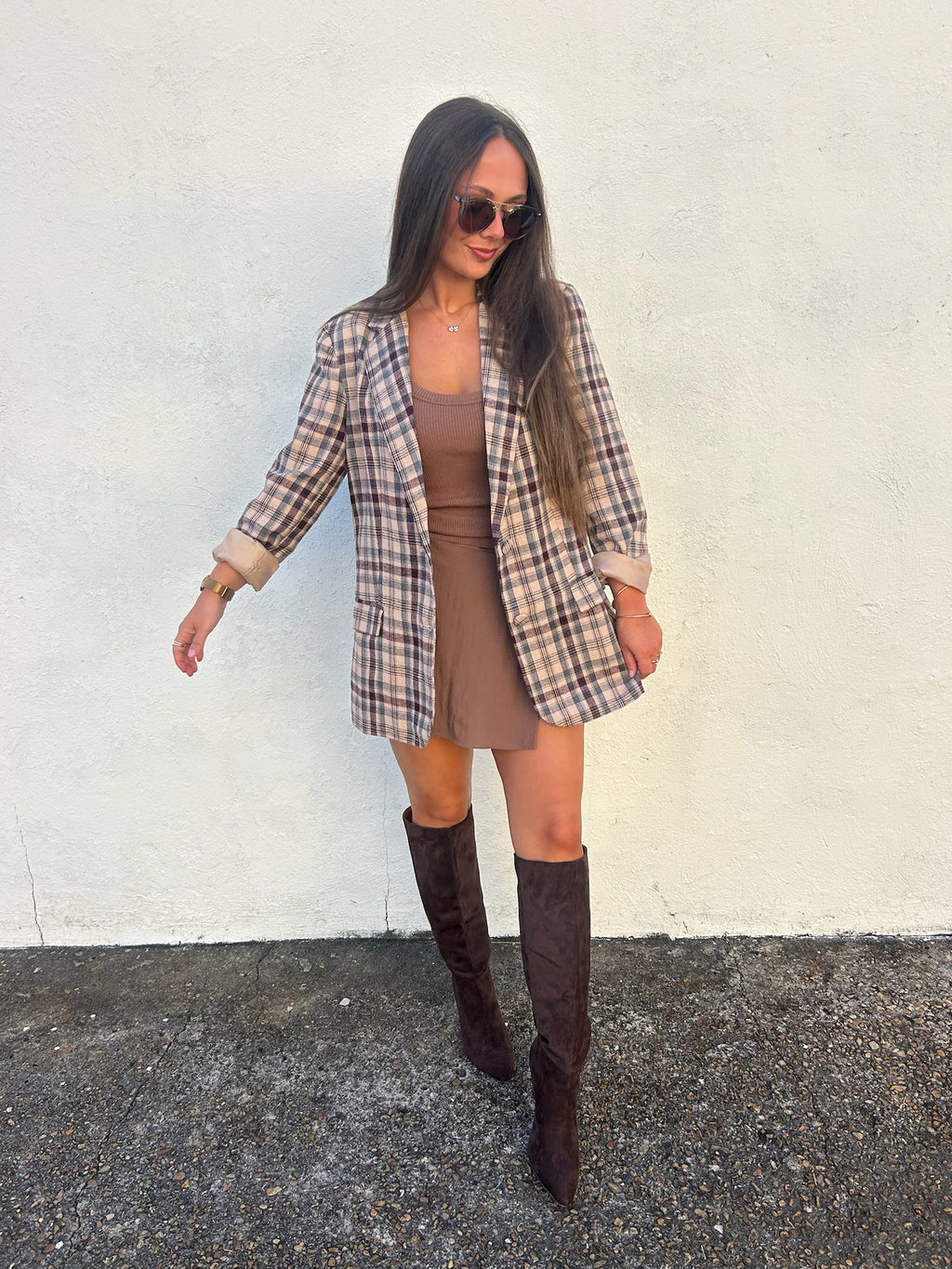 THE HARTLEY PLAID BLAZER