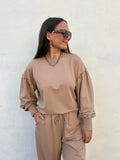 ANOTHER LOVE | JASMIRA TOP IN DOUBLE LATTE