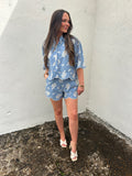 GLAM | NO MONDAY BLUES EMBROIDERED SET