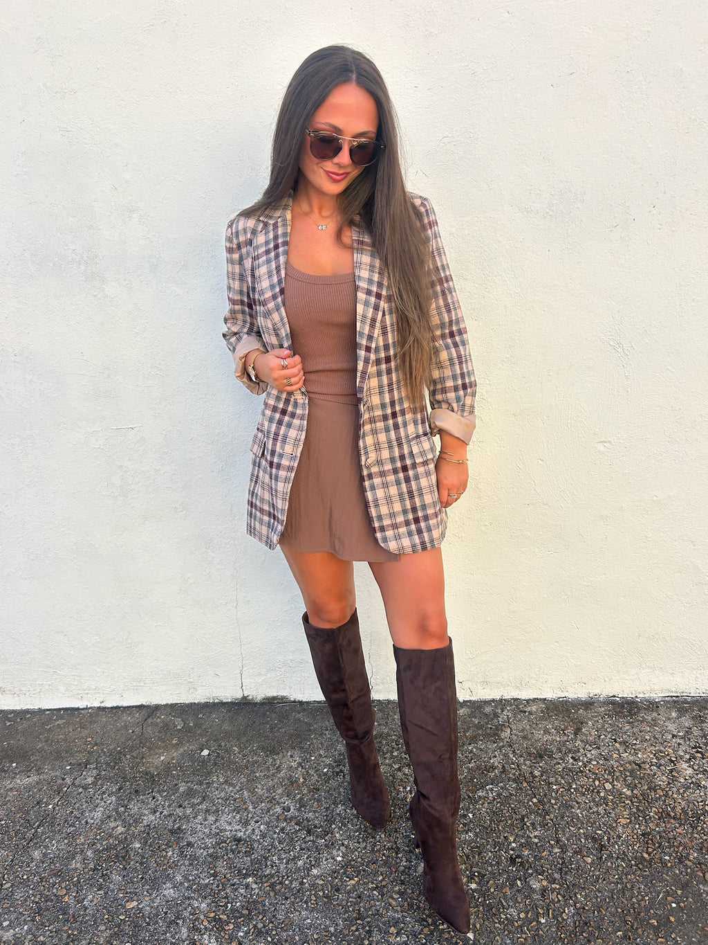 THE HARTLEY PLAID BLAZER