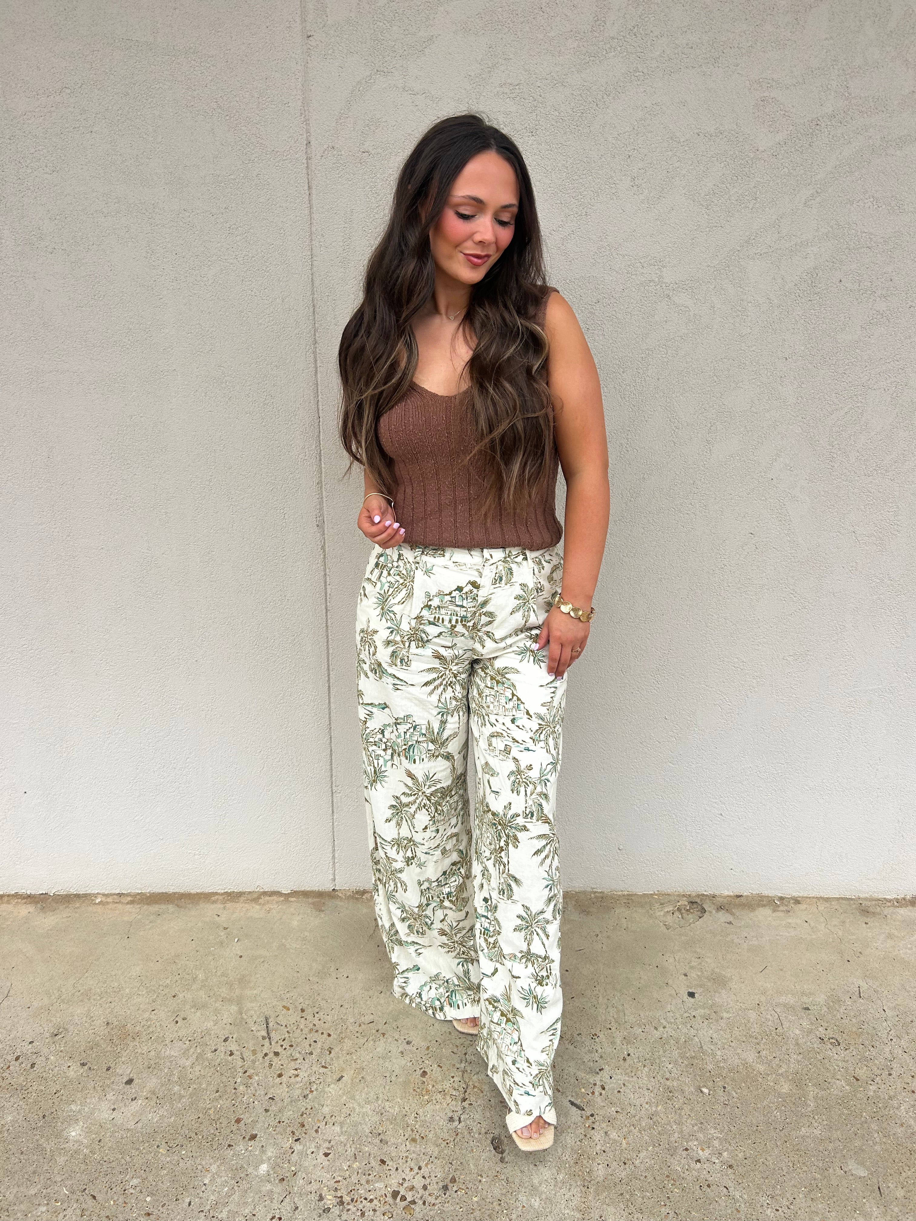 Z SUPPLY | OVERLOOK TIKI TIDE LINEN PANT