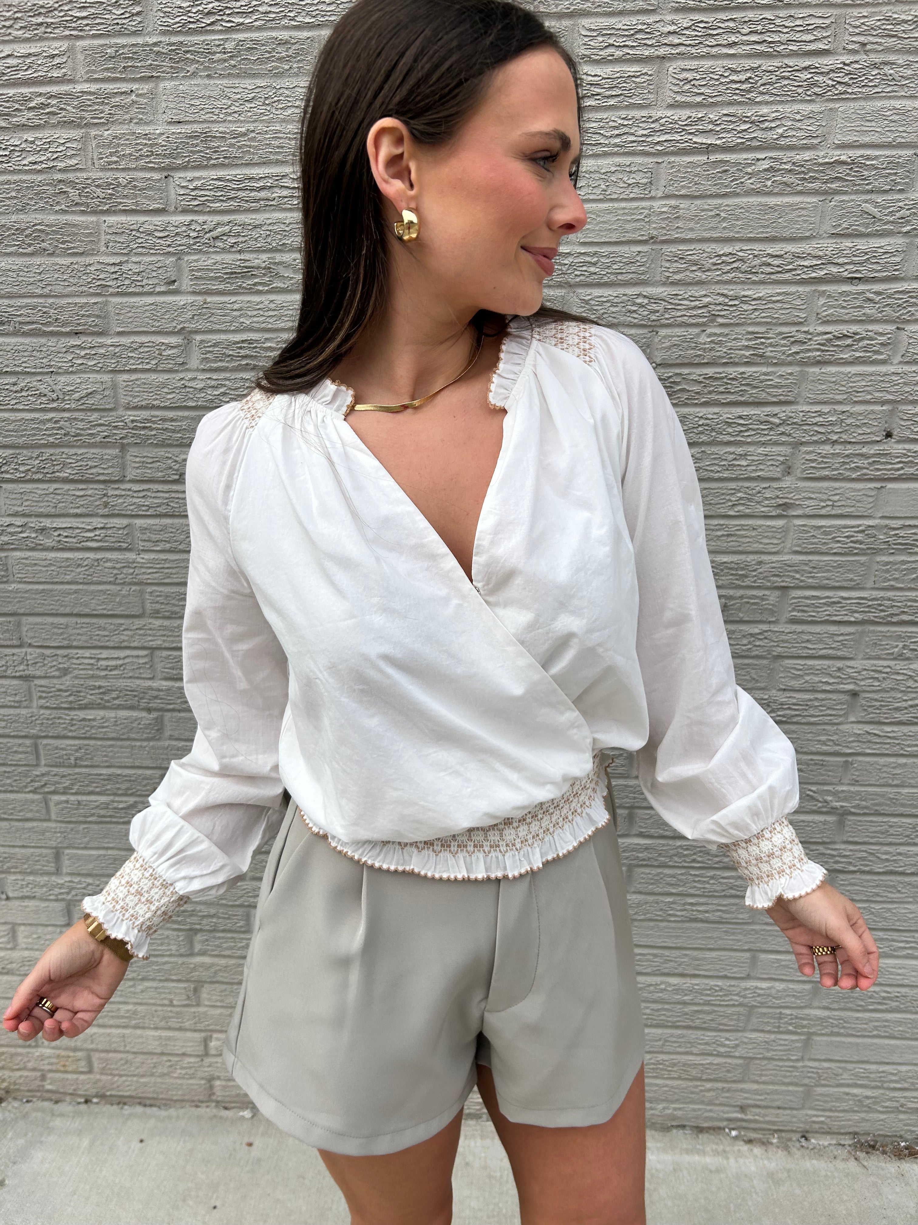 CURRENT AIR | THE EVERLY BLOUSE