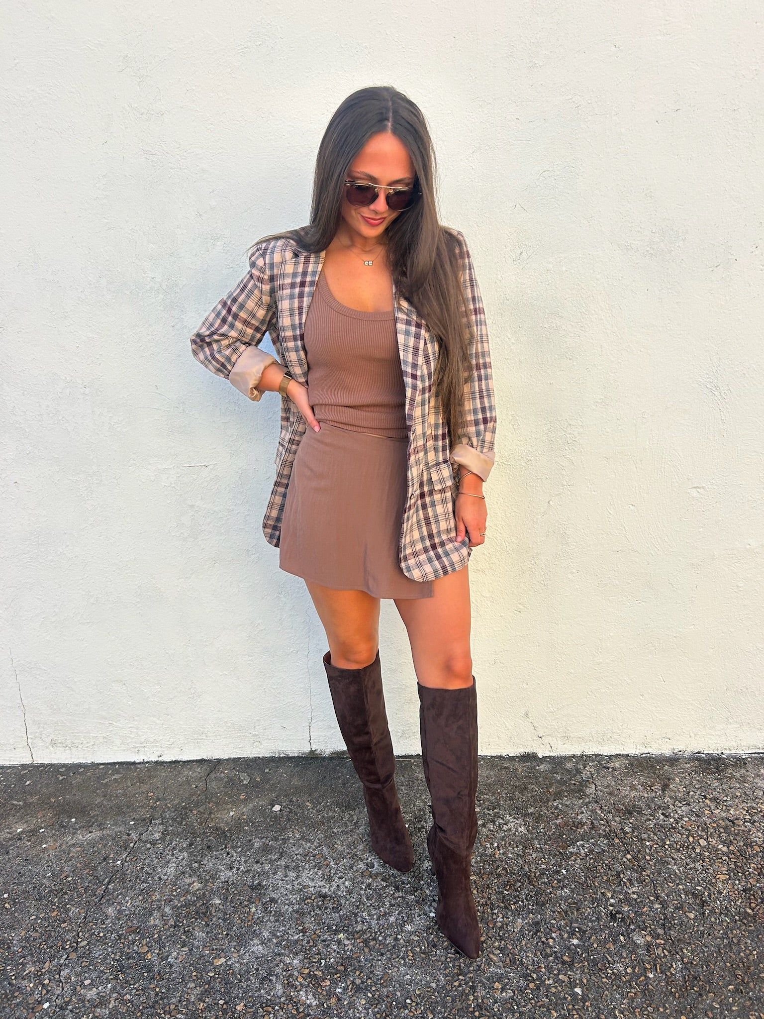 THE HARTLEY PLAID BLAZER